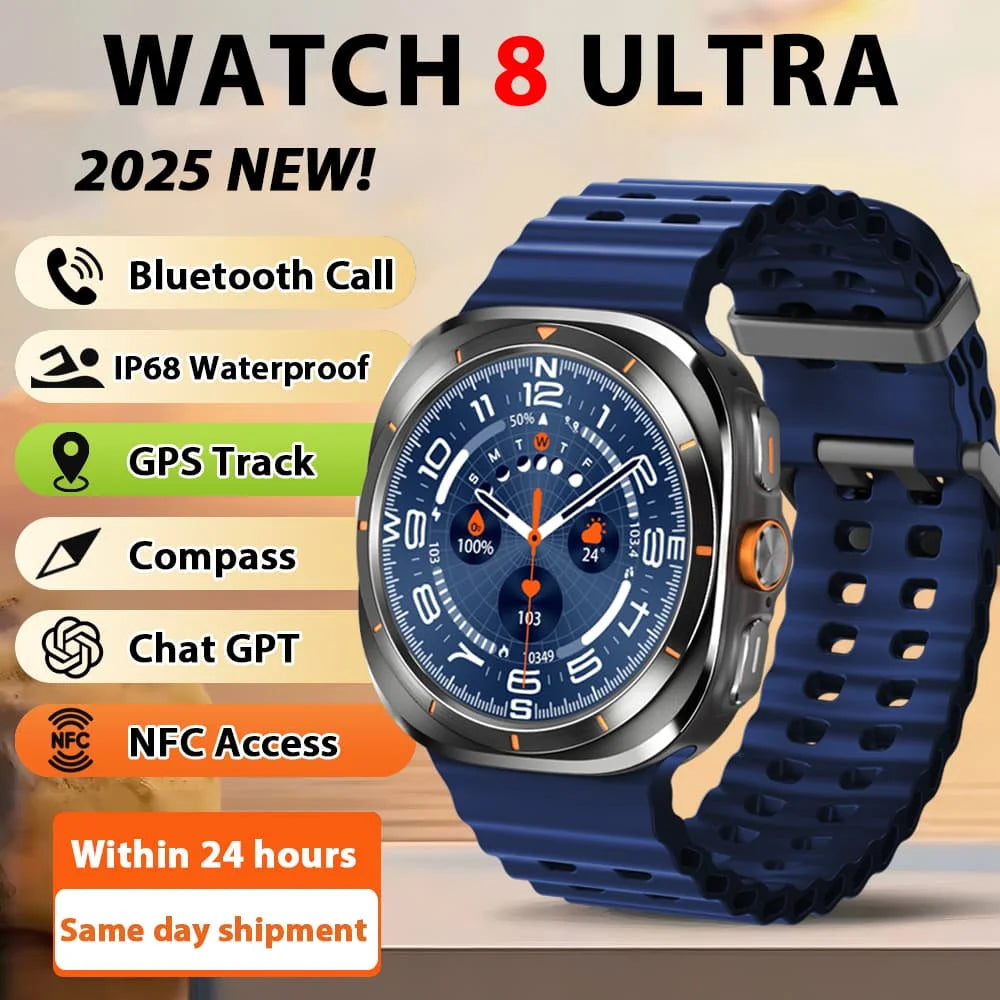 Smart Watch Ultra with GPS, Bluetooth Call & Health Tracking