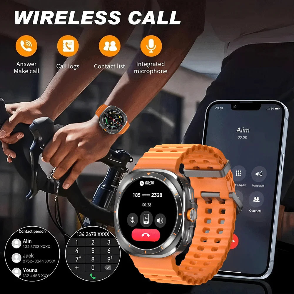 Smart Watch Ultra with GPS, Bluetooth Call & Health Tracking