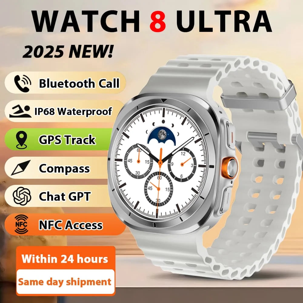 Smart Watch Ultra with GPS, Bluetooth Call & Health Tracking