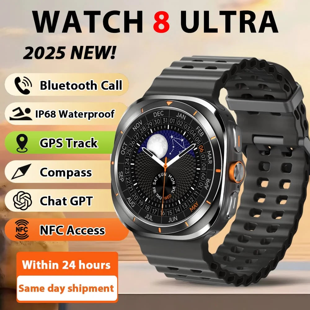 Smart Watch Ultra with GPS, Bluetooth Call & Health Tracking