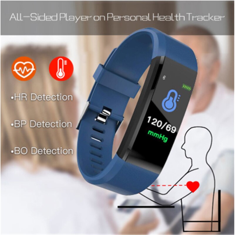 Waterproof smart band worn during workout